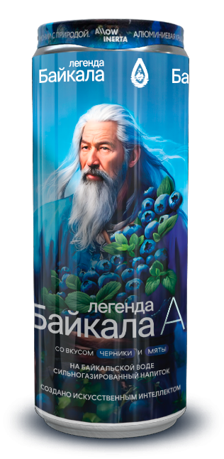 Черника и мята